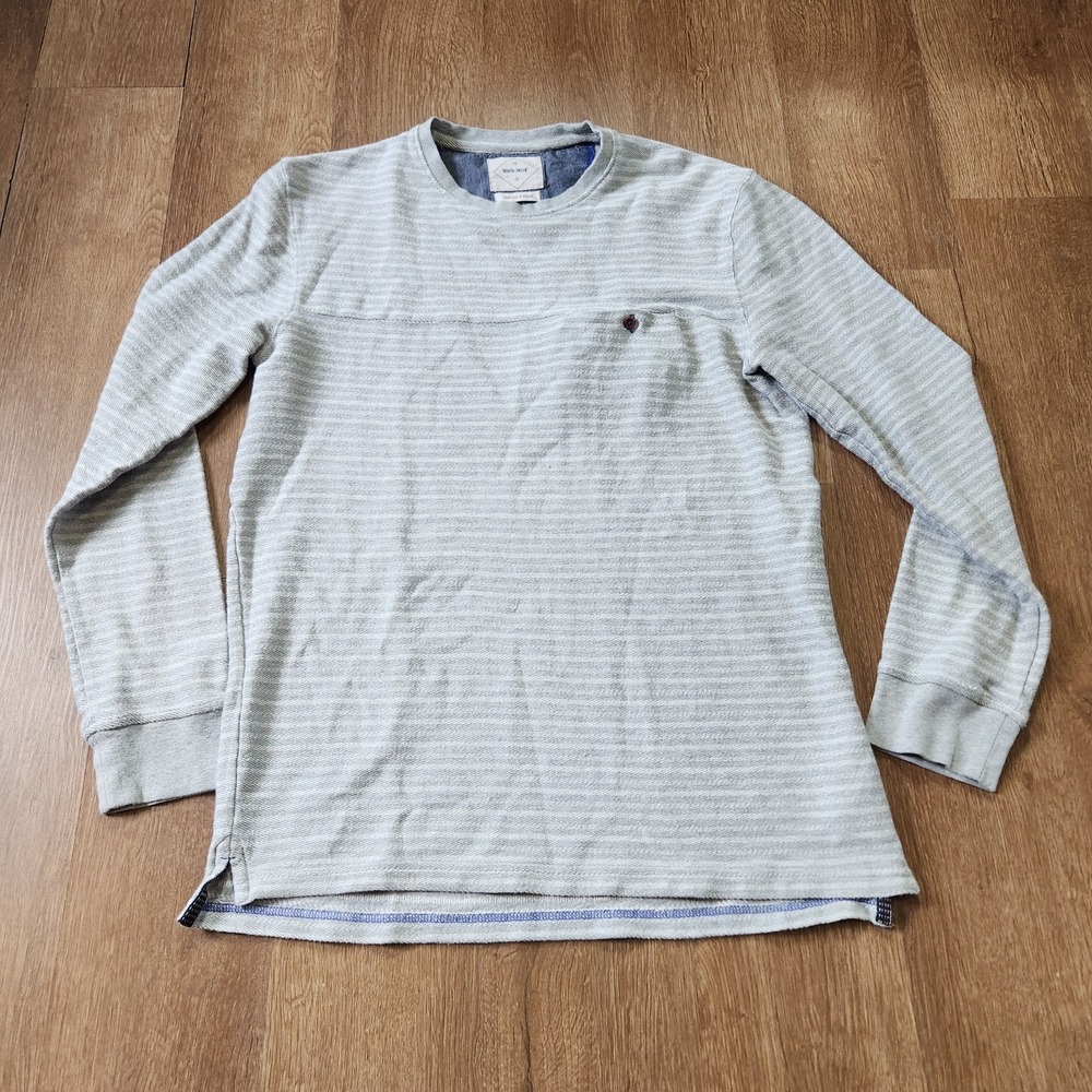 White Stuff Men's Longsleeve Shirt Size Medium Textured Pocket